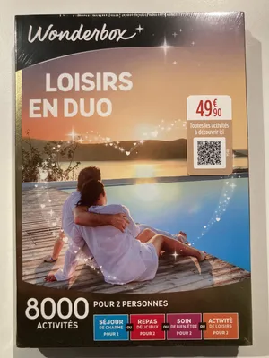 Coffret Wonderbox "Loisirs en duo"