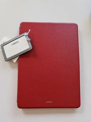 Housse Ipad 2 Air Lancel en Cuir de Vachette grainée