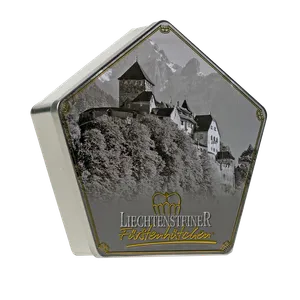 25) grosse Souvenirdose «Liechtensteiner Fürstenhütchen»