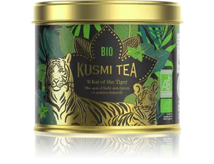 Boîte Kusmi Tea Bio Tchaï of the Tiger + Thé noir bio à la bergamote et au citron aromatisé à la fleur d'oranger