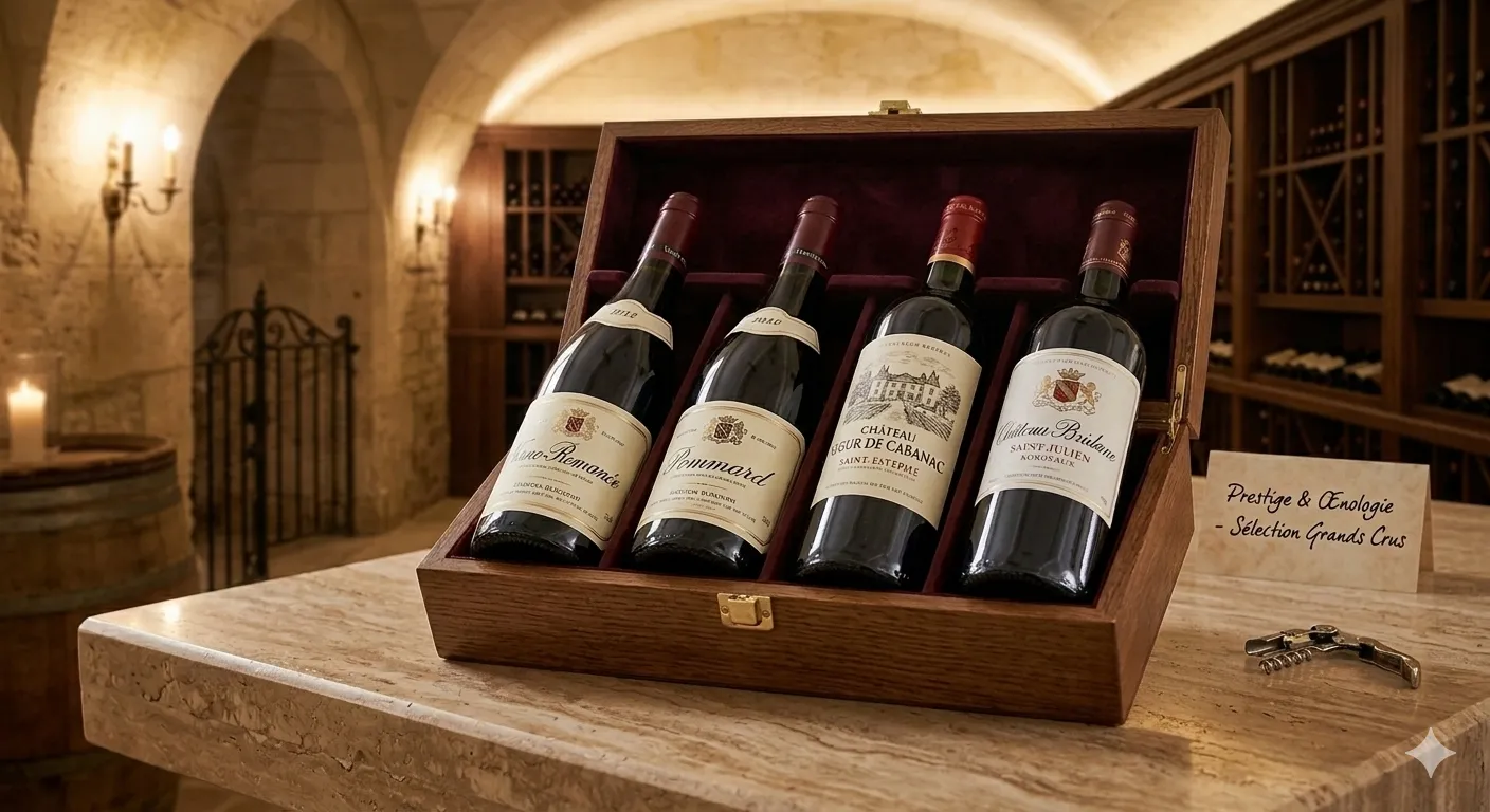 Panier d'Exception – Quatuor de Grands Crus Français