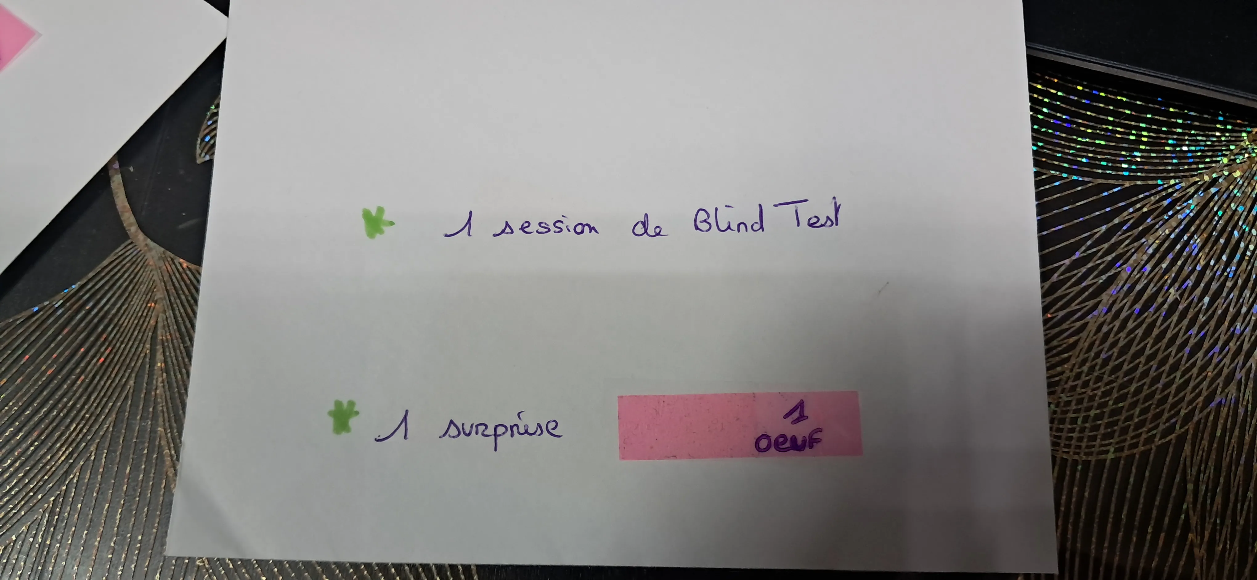 Enveloppe Surprise 