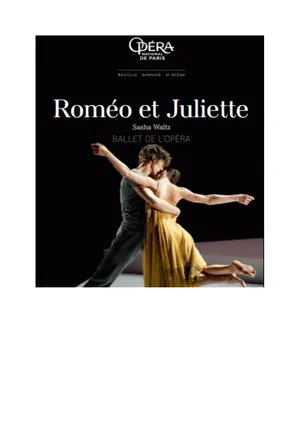 Deux billets pour Romeo et Juliette à l'Opéra-Bastille