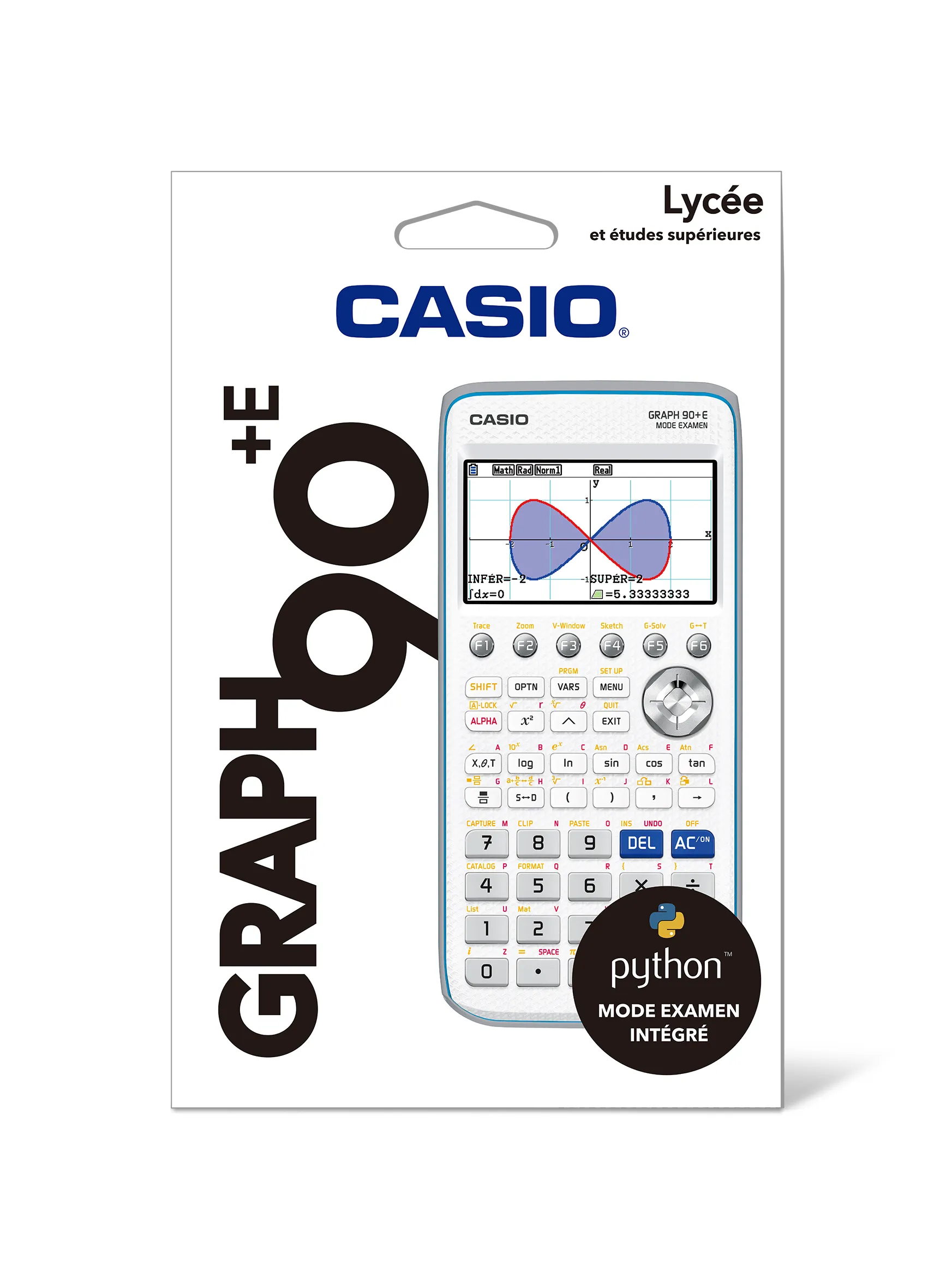 Casio Graph 90+E Python couleur