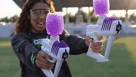 1 bon location livraison lot de 8 gel blaster