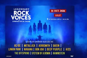2 invitations pour le concert LEGENDARY ROCK VOICES au Nouveau Siècle à Lille