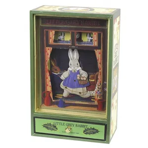 Grand Dancing Musical Little Grey Rabbit Vert