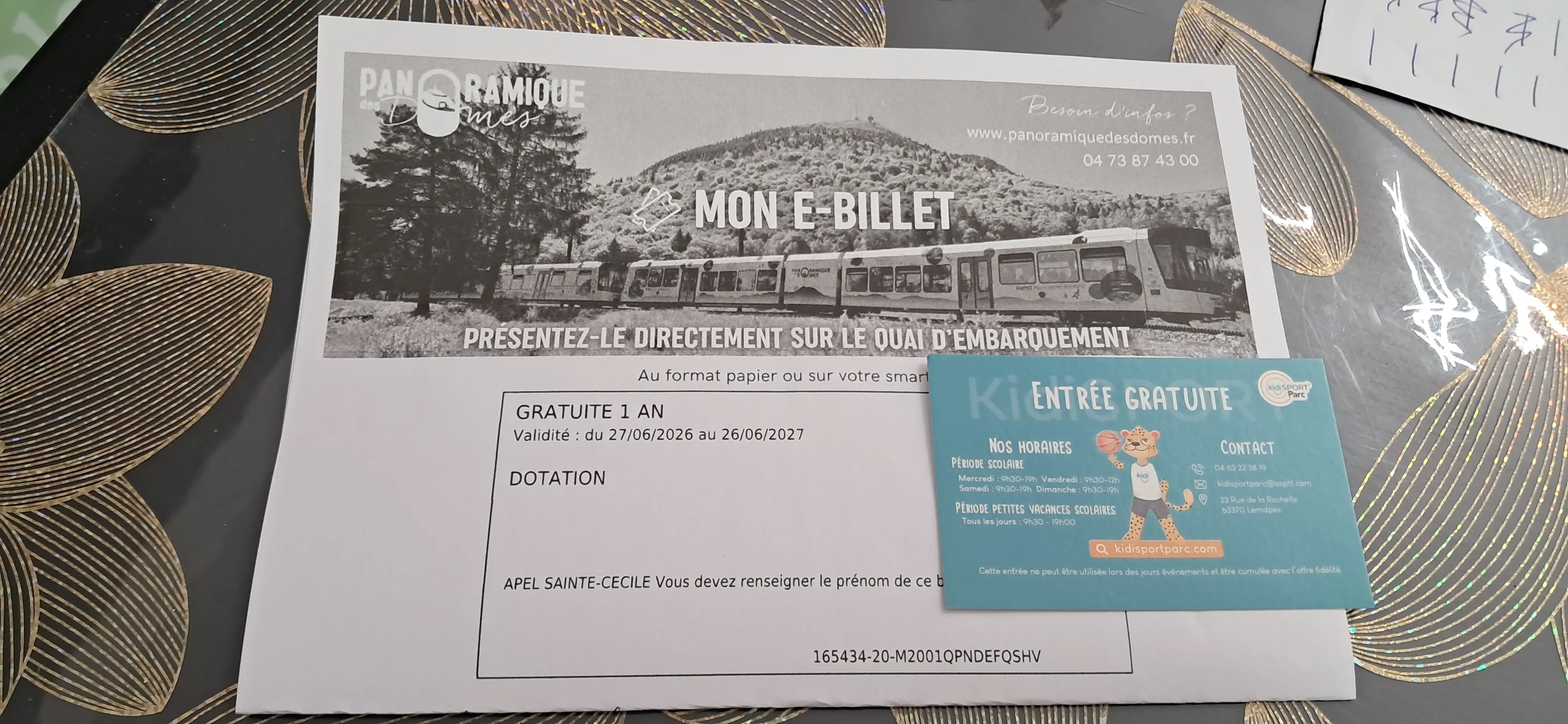 Enveloppe surprise 