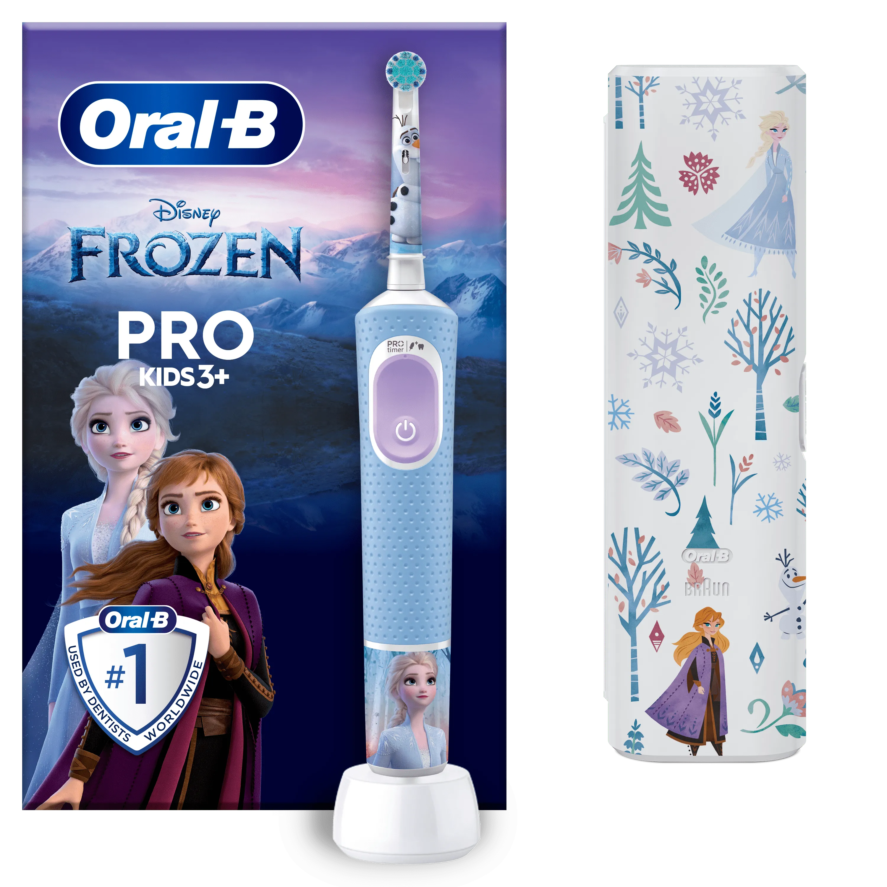 Brosse à dents électrique Oral-B Vitality Pro Reine des neiges