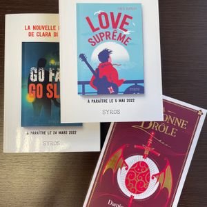 Lot de 3 livres jeunesse