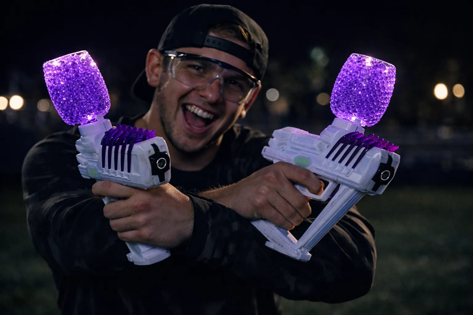 1 bon de location livraison lot de 8 gel blaster nocturne