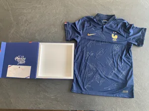 Maillot de l'équipe de France dedicacé